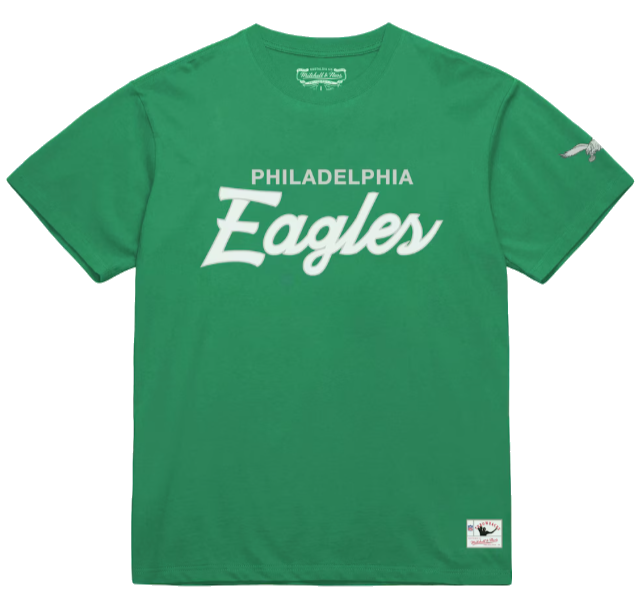 Philadelphia Eagles Mens T-Shirt Mitchell & Ness Head Coach Premium Tee - THE 4TH QUARTER