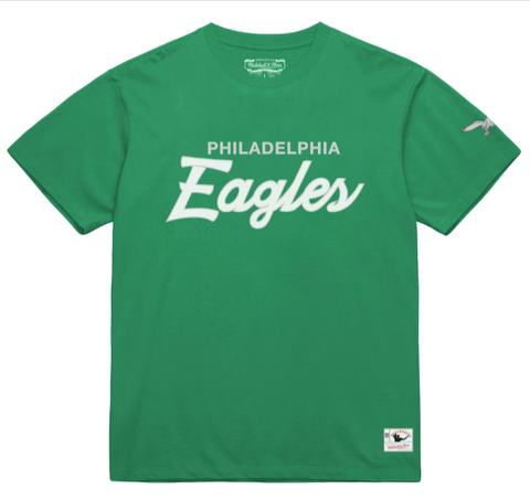 Philadelphia Eagles Mens T-Shirt Mitchell & Ness Head Coach Premium Tee - THE 4TH QUARTER