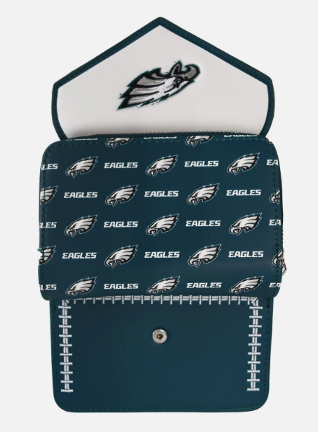 Philadelphia Eagles Womens Stitched Little Earth Wallet
