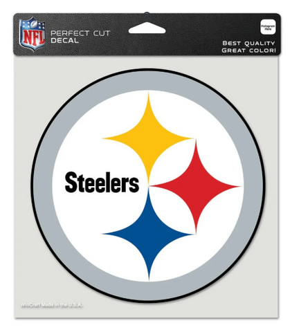 Pittsburgh Steelers Decal Logo 8x8 Die-Cut Sticker