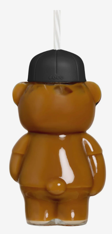 Pittsburgh Steelers Glass Bear Tumbler