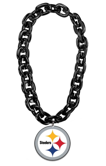 Pittsburgh Steelers 3D Foam Fan Big Chain Necklace - THE 4TH QUARTER