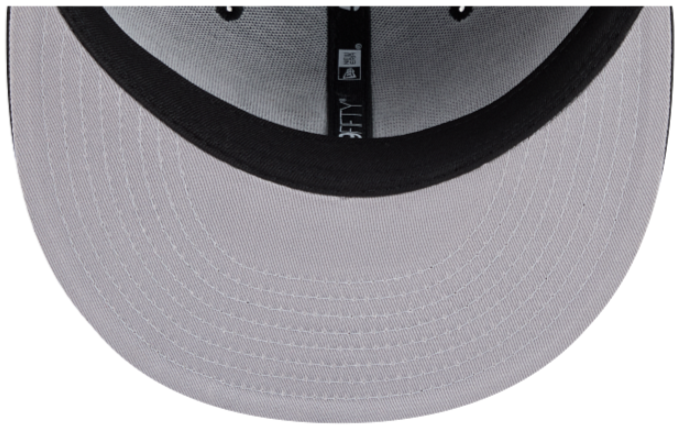 Pittsburgh Steelers Fitted New Era 59Fifty Grey White Black Cap Hat Grey UV