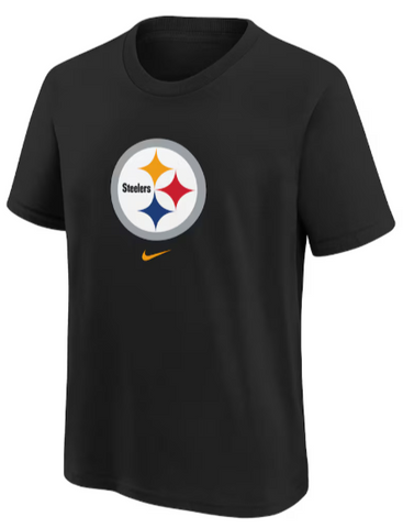 Pittsburgh Steelers Kids (4-7) Logo T-Shirt Black
