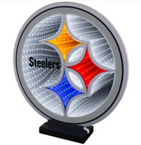 Pittsburgh Steelers LED Infinity Logo Acrylic Light