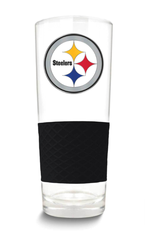 Pittsburgh Steelers 20 oz. SCORE Pint Glass - THE 4TH QUARTER