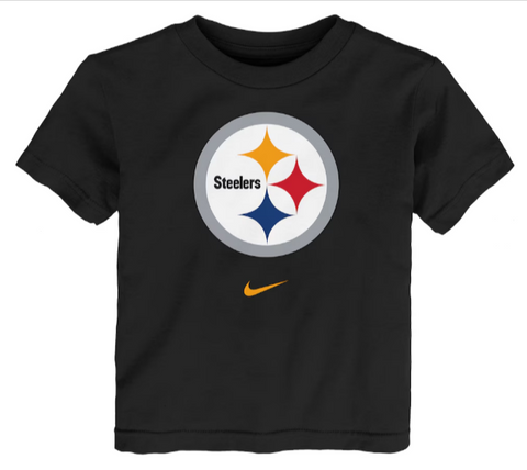 Pittsburgh Steelers Toddler (2T-4T) Logo T-Shirt Black