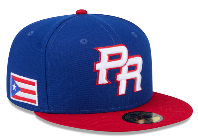 Puerto Rico Fitted New Era 59Fifty World Baseball Classics 2026 Flag Patch Cap Hat - THE 4TH QUARTER