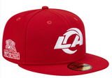 Los Angeles Chargers Fitted New Era 59Fifty 1990 Hawaii Pro Bowl Main Red Cap Hat - THE 4TH QUARTER