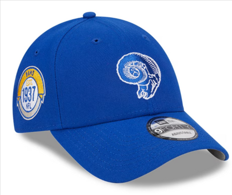 Los Angeles Rams New Era 9Forty Adjustable 2023 Sideline Historic Snapback Cap Hat