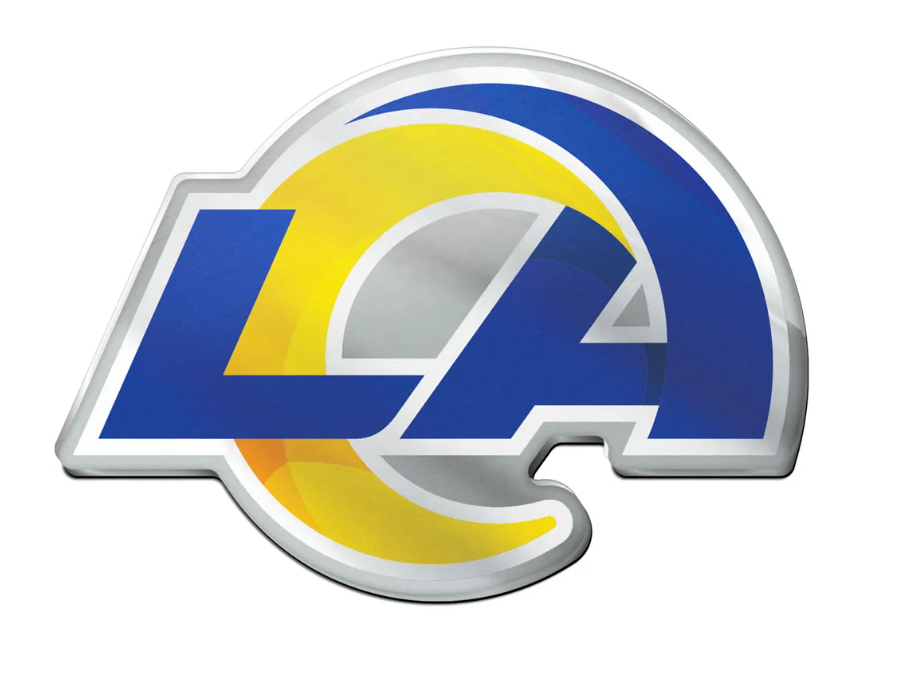 Los Angeles Rams Acrylic Auto Emblem - THE 4TH QUARTER
