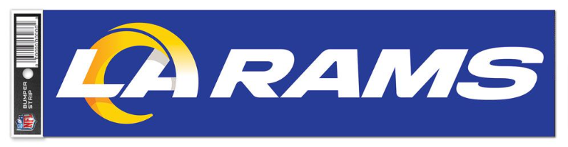 Los Angeles Rams Bumper Strip Sticker - THE 4TH QUARTER