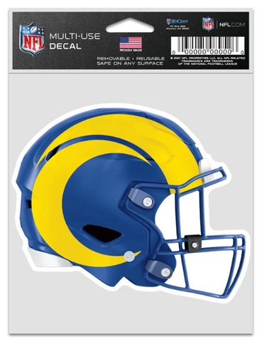 Los Angeles Rams 3.75" x 5" Helmet Logo Multi-Use Decal