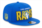 Los Angeles Rams Snapback New Era 2023 NFL Draft Cap Hat Blue