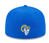 Los Angeles Rams Fitted New Era 59Fifty NFL Draft 2023 Blue Cap Hat Grey UV