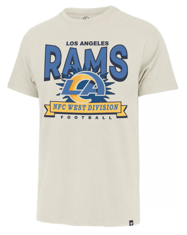 Los Angeles Rams Mens T-Shirt 47 Brand Dune Twelve Six Franklin Tee