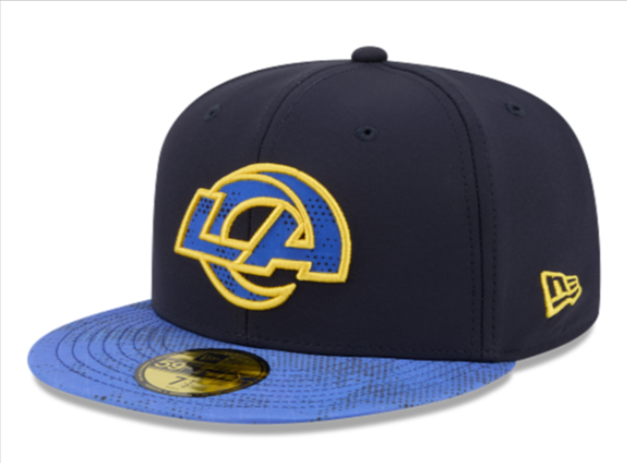 Los Angeles Rams Fitted New Era 59Fifty 2026 Rivalry Midnight Navy Hat Cap