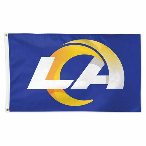 Los Angeles Rams Bar Home Decor Flag New Lightweight Logo 3' X 5' Single Sided
