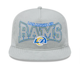 Los Angeles Rams Snapback New Era 9Fifty The Golfer Corduroy Hat Grey UV