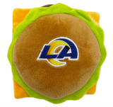 Rams Pet Dog Plush Hamburger Toy