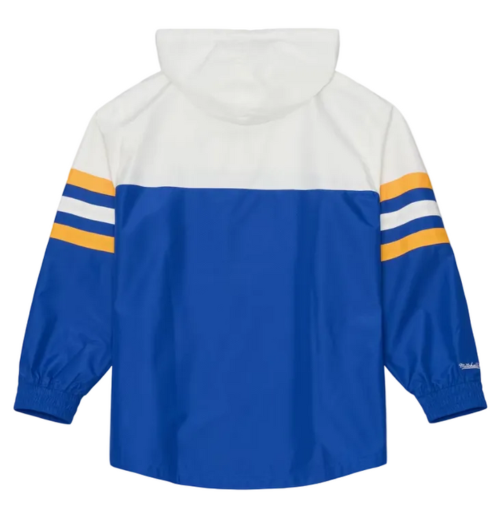 Los Angeles Rams Mens Mitchell &amp; Ness Head Coach Lightweight Windbreaker Jacket
