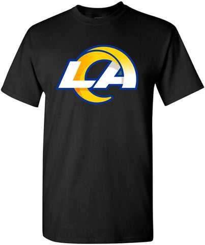 Los Angeles Rams Mens T-Shirt 47 Brand Logo Tee Black