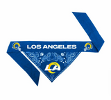 Los Angeles Rams Pet Reversible Paisley Bandana