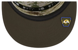 Los Angeles Rams Snapback New Era 9Fifty 2025 Salute to Service Split Panel