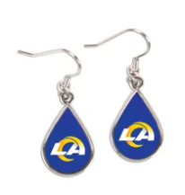 Los Angeles Rams Tear Drop Dangle Earrings