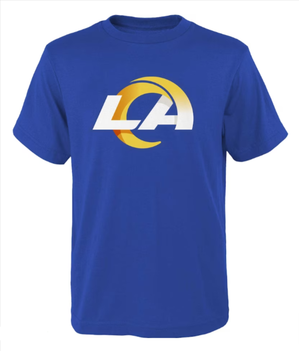 Los Angeles Rams Youth T-Shirt Primary Logo Blue - THE 4TH QUARTER