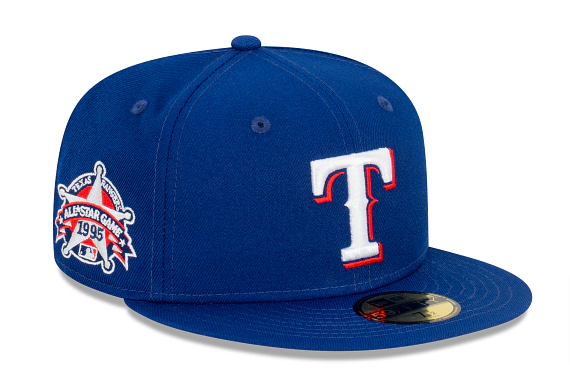 Texas Rangers Fitted New Era 59Fifty 1995 All Star Game Cap Hat Royal - THE 4TH QUARTER