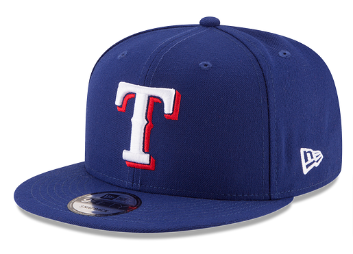 Texas Rangers Snapback 9Fifty Basic Blue Cap Hat - THE 4TH QUARTER