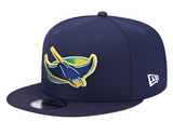 Tampa Bay Rays Snapback New Era Navy Alternate Logo Cap Hat Grey UV