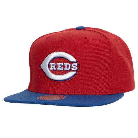 Cincinnati Reds Snapback Mitchell & Ness Hometown 2 Tone Coop Cap Hat