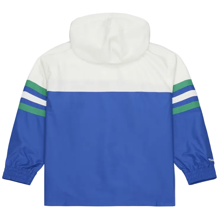 Seattle Seahawks Mens Mitchell &amp; Ness Head Coach Lightweight Windbreaker Jacket