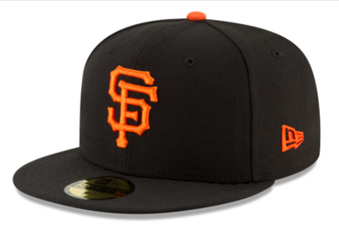 San Francisco Giants Fitted New Era 59FIFTY On Field Black Cap Hat - THE 4TH QUARTER