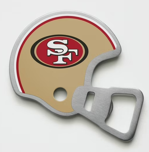 San Francisco 49ers Magnetic Helmet Bottle Opener