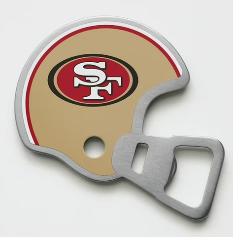 San Francisco 49ers Magnetic Helmet Bottle Opener