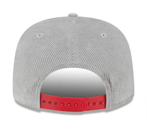San Francisco 49ers Snapback New Era 9Fifty The Golfer Corduroy Hat Grey UV - THE 4TH QUARTER