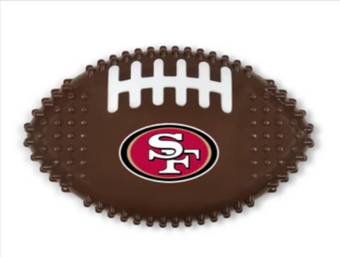 San Francisco 49ers Pet Dog Hard Nylon Football Chew Toy