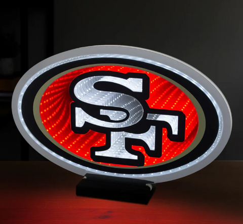 San Francisco 49ers LED Infinity Logo Acrylic Light
