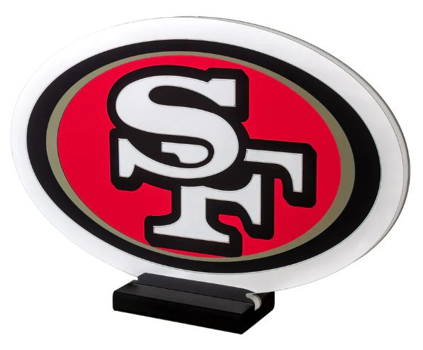 San Francisco 49ers LED Infinity Logo Acrylic Light - THE 4TH QUARTER