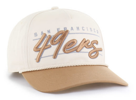 San Francisco 49ers Snapback '47 Brand Hitch Natural Condor Twill Cap Hat