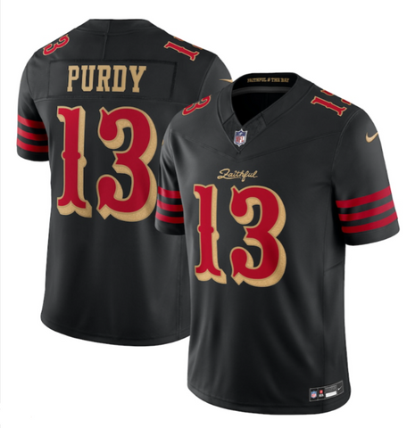 San Francisco 49ers Mens Jersey Brock Purdy  2025 Rivalries Collection Limited Jersey