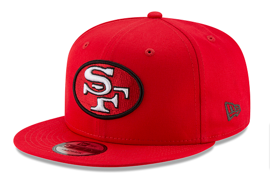 San Francisco 49ers Snapback New Era 9Fifty Basic Red Hat - THE 4TH QUARTER