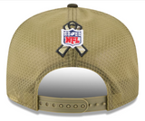 Philadelphia Eagles Snapback New Era 9Fifty 2025 Salute to Service Split Panel