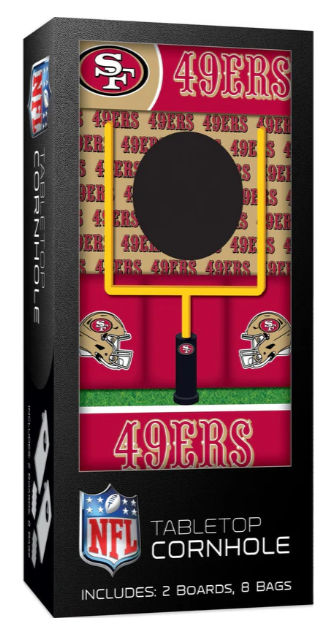 San Francisco 49ers Mini Tabletop Cornhole