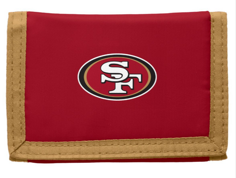 San Francisco 49ers Trifold Velcro Wallet