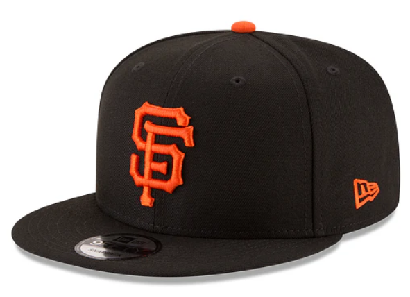 San Francisco Giants Snapback New Era 9FIFTY Black Basic Cap Hat - THE 4TH QUARTER