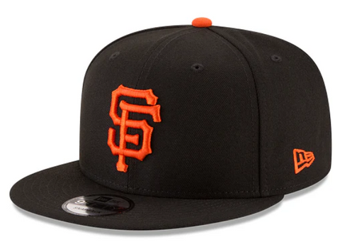 San Francisco Giants Snapback New Era 9FIFTY Black Basic Cap Hat - THE 4TH QUARTER